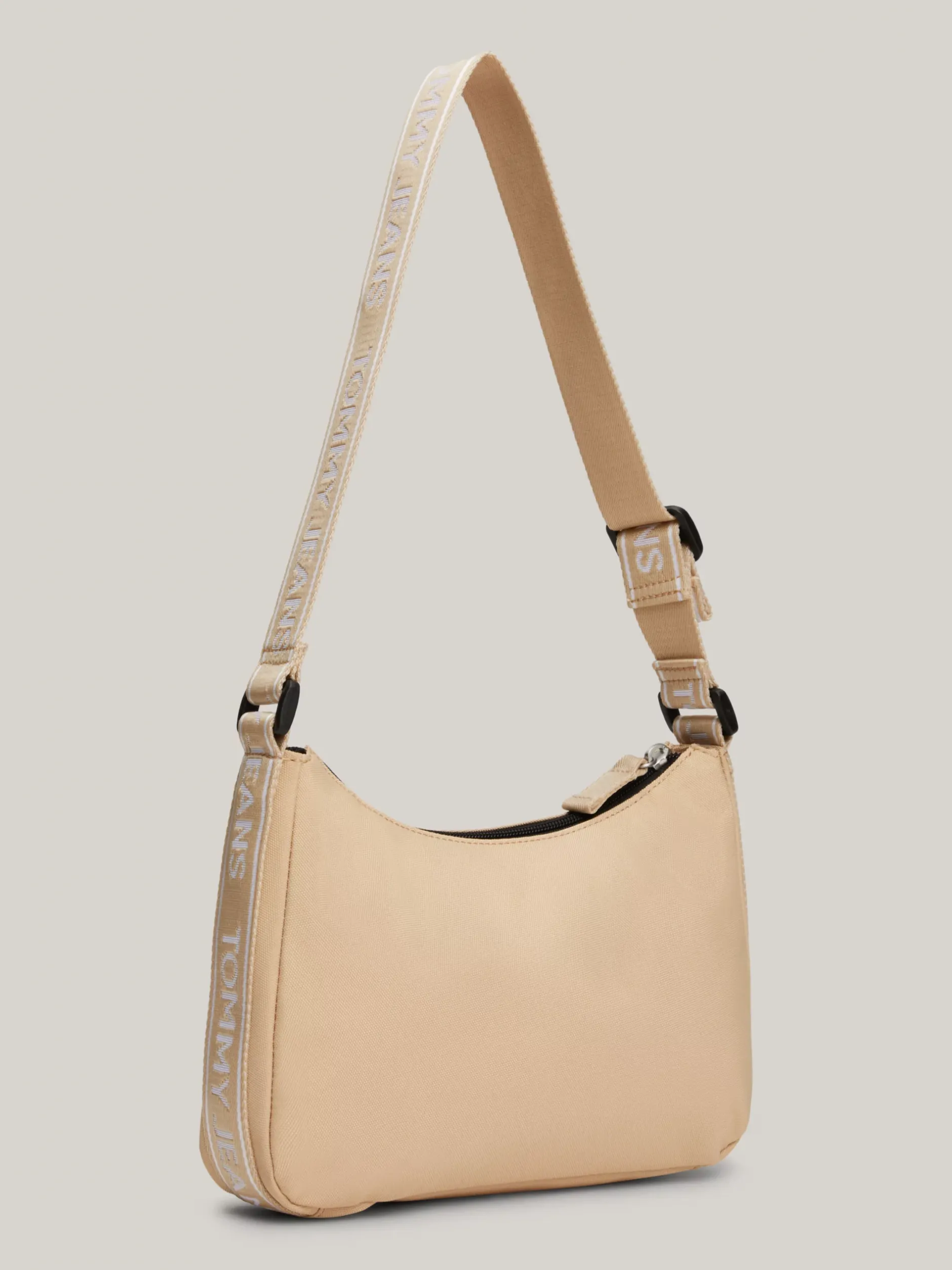 Torby Na Ramię*Tommy Hilfiger Torebka Na Ramię Essential Z Powtórzonym Logo GENTLE GOLD