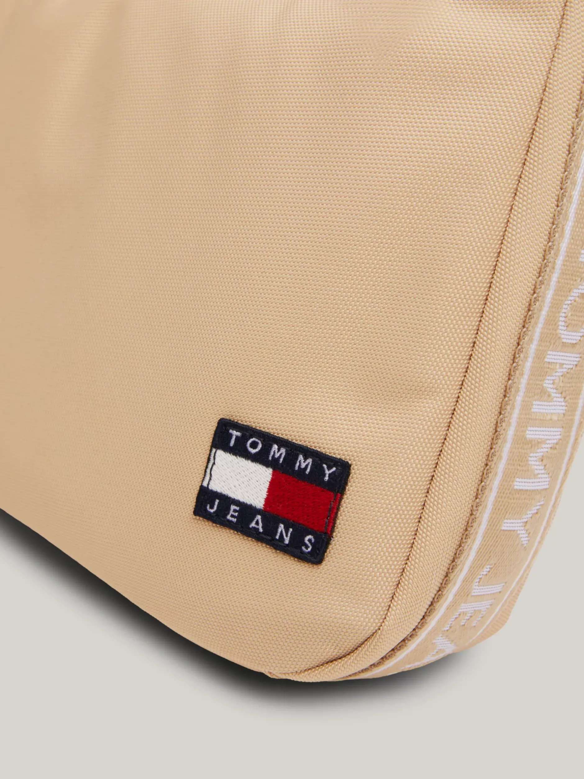 Torby Na Ramię*Tommy Hilfiger Torebka Na Ramię Essential Z Powtórzonym Logo GENTLE GOLD
