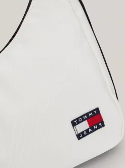 Torby Na Ramię*Tommy Hilfiger Torebka Na Ramię Essential Z Logo ANCIENT WHITE