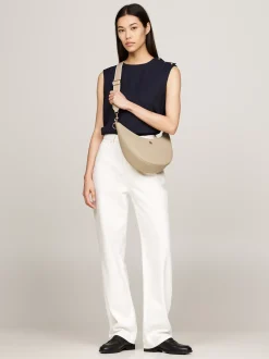 Torby Na Ramię*Tommy Hilfiger Torebka Na Ramię Hilfiger Monotype BEIGE