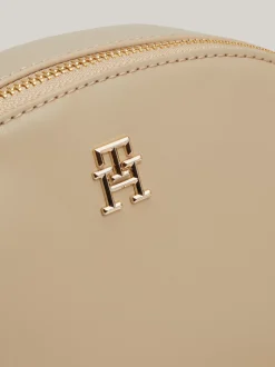 Torebki Na Pasku*Tommy Hilfiger Torebka Na Ramię Hilfiger Monotype BEIGE