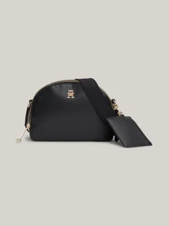 Torebki Na Pasku*Tommy Hilfiger Torebka Na Ramię Hilfiger Monotype BLACK