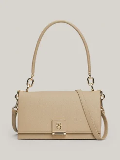 Torby Na Ramię*Tommy Hilfiger Torebka Na Ramię TH Monogram BEIGE