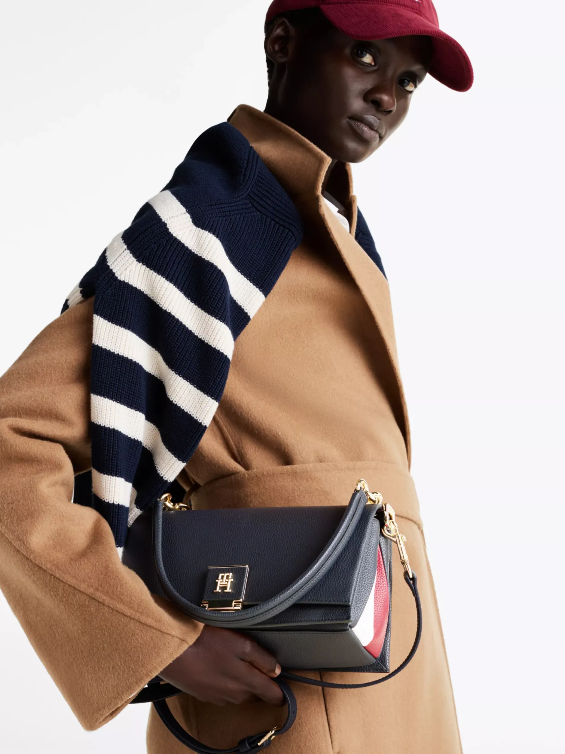 Torby Na Ramię*Tommy Hilfiger Torebka Na Ramię TH Monogram SPACE BLUE