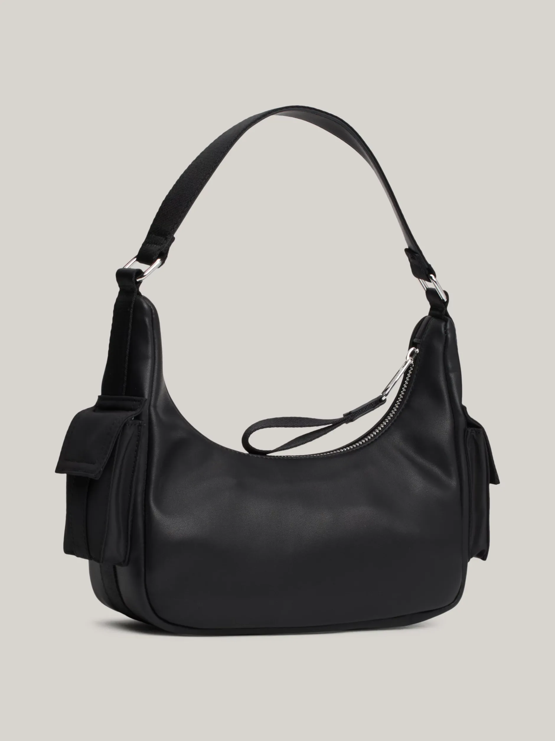 Torby Na Ramię*Tommy Hilfiger Torebka Na Ramię Z Logo BLACK