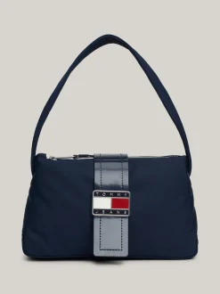 Torby Na Ramię*Tommy Hilfiger Torebka Na Ramię Z Logo DARK NIGHT NAVY