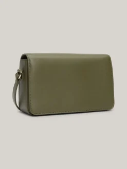 Torebki Na Pasku*Tommy Hilfiger Torebka Na Ramię Z Monogramem TH UTILITY OLIVE