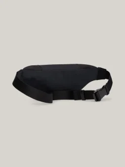 Torebki Na Pasku*Tommy Hilfiger Torebka Nerka O Mieszanej Fakturze BLACK