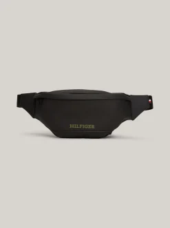 Torebki Na Pasku*Tommy Hilfiger Torebka Typu Nerka Z Blokami Kolorów BLACK