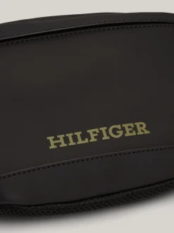 Torebki Na Pasku*Tommy Hilfiger Torebka Typu Nerka Z Blokami Kolorów BLACK