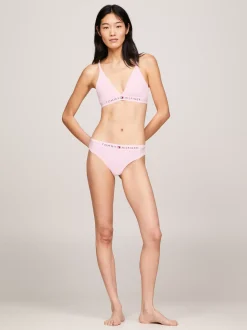 Biustonosze|Bielizna*Tommy Hilfiger Trójkątny Nieusztywniany Biustonosz Z Logo LIGHT PINK