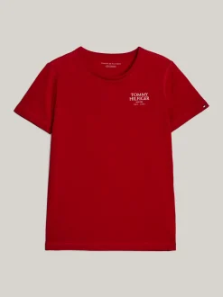 T-Shirty I Koszulki Polo*Tommy Hilfiger T-shirt Adaptive Z Logo PRIMARY RED