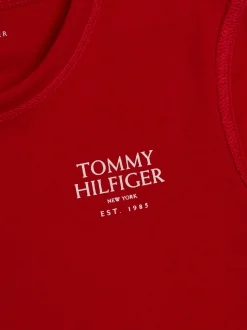 T-Shirty I Koszulki Polo*Tommy Hilfiger T-shirt Adaptive Z Logo PRIMARY RED