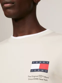 T-Shirty*Tommy Hilfiger T-shirt Essential O Dopasowanym Kroju Z Logo NEWSPRINT