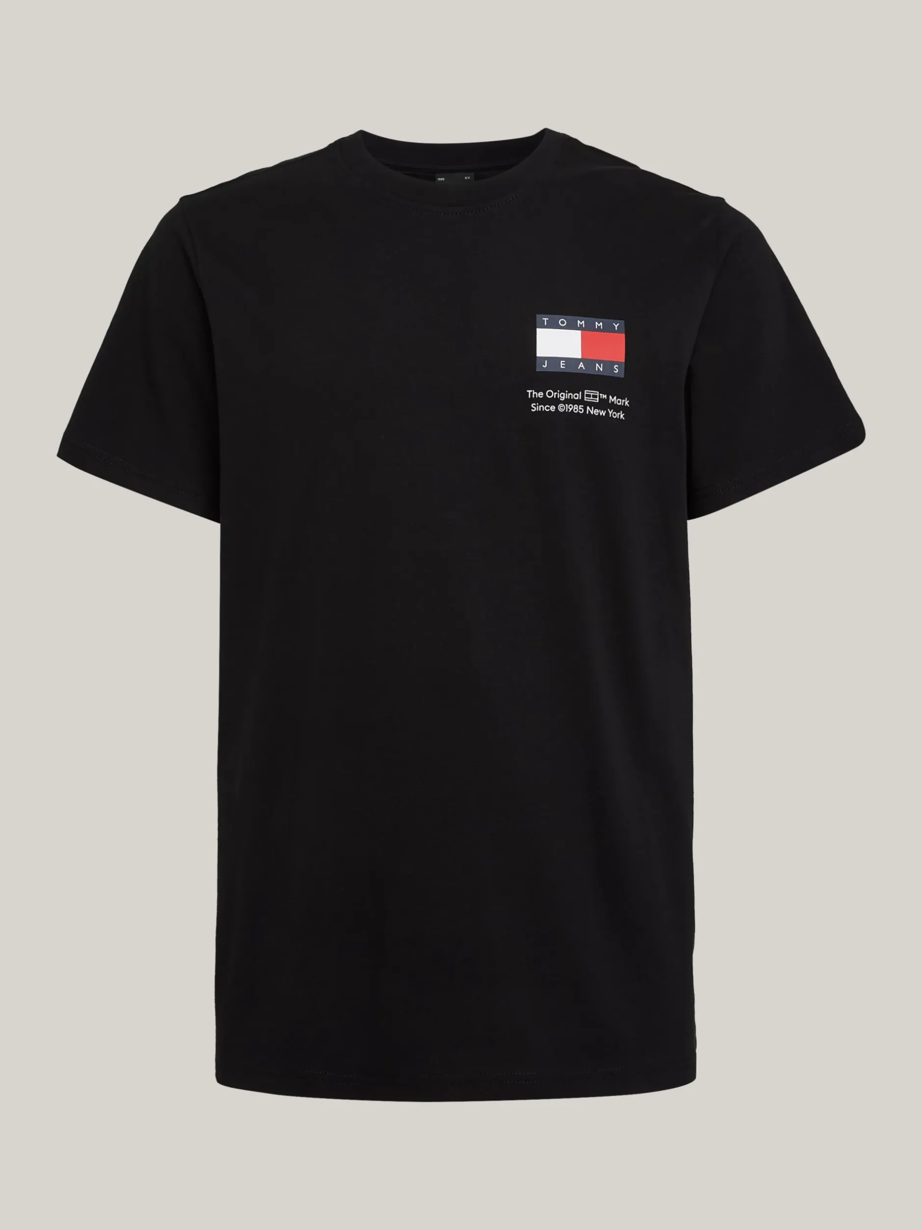 T-Shirty*Tommy Hilfiger T-shirt Essential O Dopasowanym Kroju Z Logo BLACK