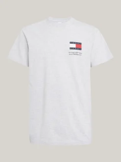 T-Shirty*Tommy Hilfiger T-shirt Essential O Dopasowanym Kroju Z Logo SILVER GREY