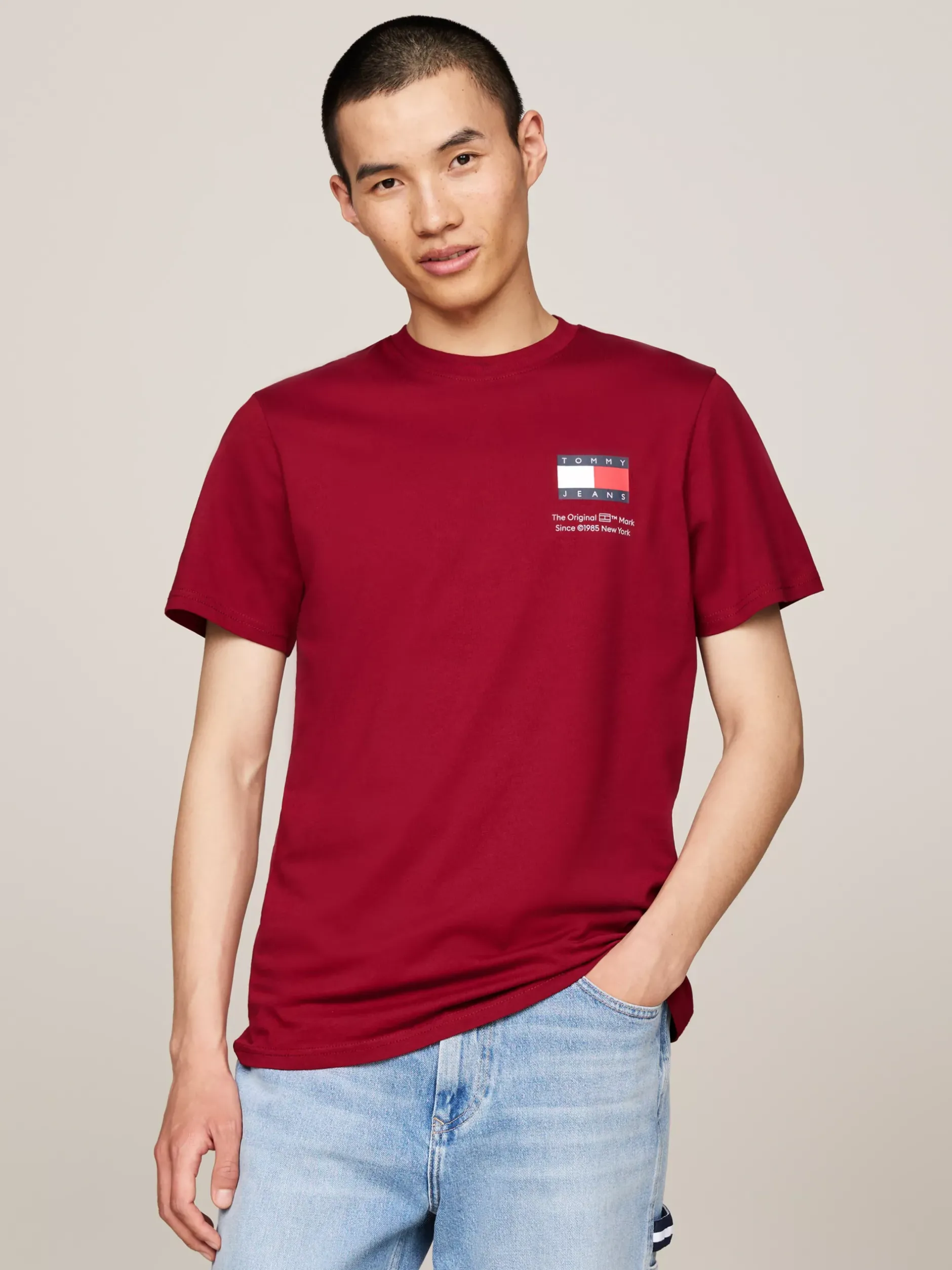 T-Shirty*Tommy Hilfiger T-shirt Essential O Dopasowanym Kroju Z Logo RED CARPET