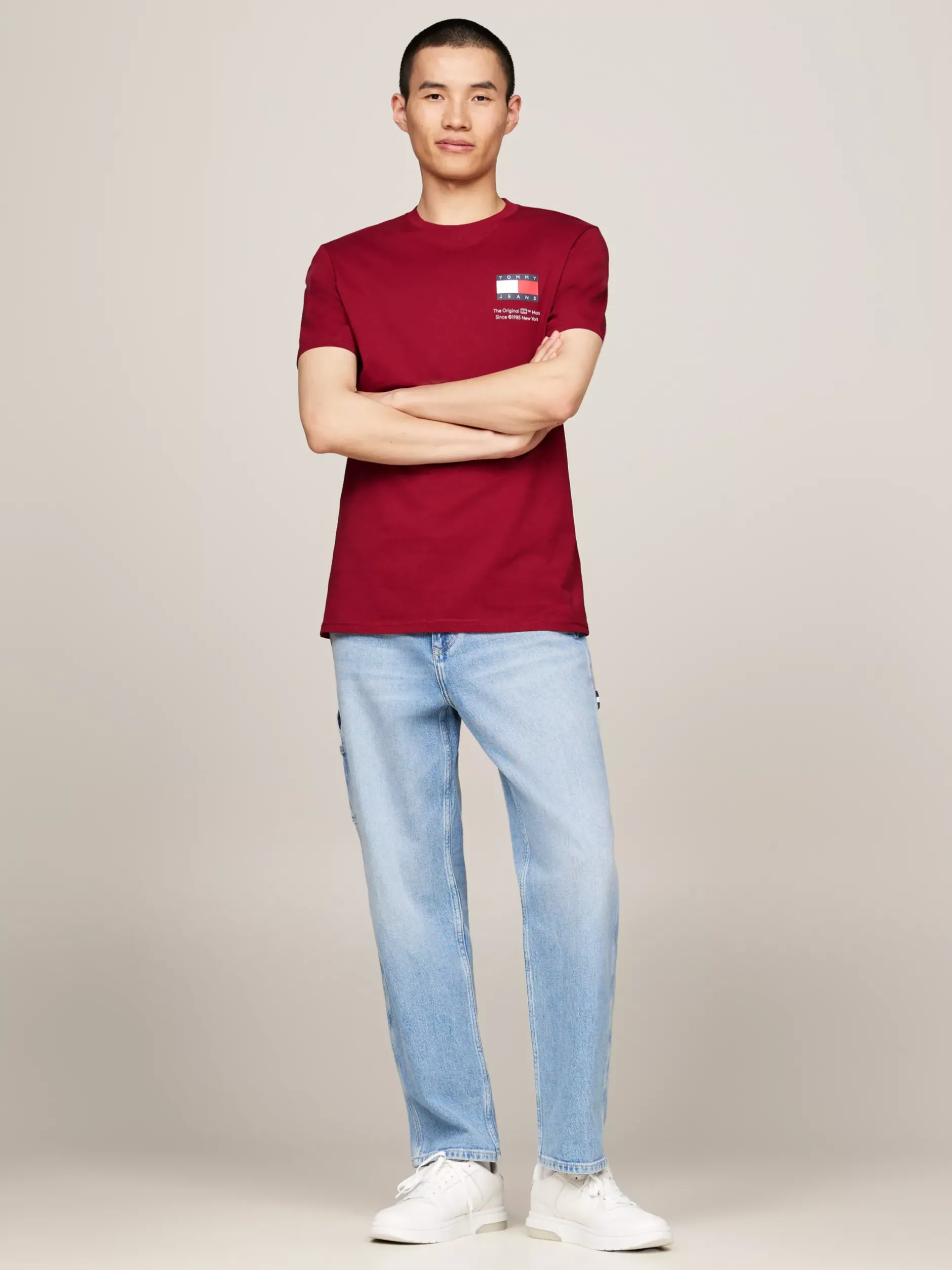 T-Shirty*Tommy Hilfiger T-shirt Essential O Dopasowanym Kroju Z Logo RED CARPET