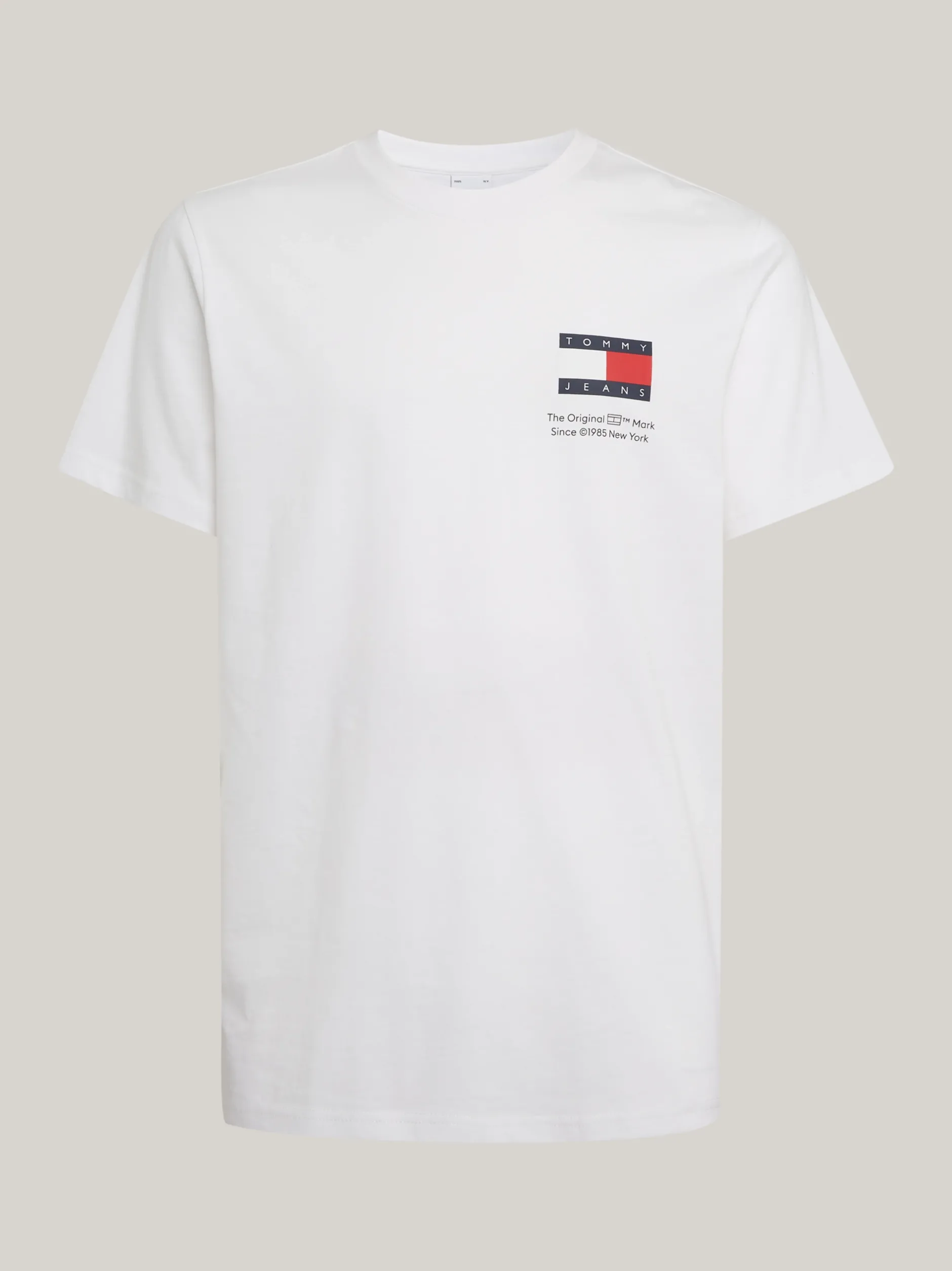 T-Shirty*Tommy Hilfiger T-shirt Essential O Dopasowanym Kroju Z Logo WHITE
