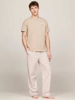 Stroje Domowe*Tommy Hilfiger T-shirt Lounge TH Original BEIGE