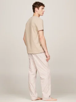 Stroje Domowe*Tommy Hilfiger T-shirt Lounge TH Original BEIGE