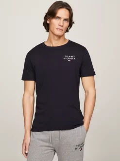 Stroje Domowe*Tommy Hilfiger T-shirt Lounge TH Original DESERT SKY