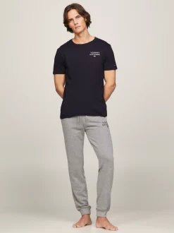 Stroje Domowe*Tommy Hilfiger T-shirt Lounge TH Original DESERT SKY