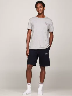 Stroje Domowe*Tommy Hilfiger T-shirt Lounge TH Original LIGHT GREY HEATHER