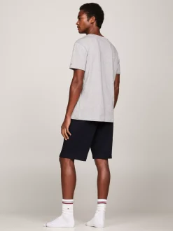Stroje Domowe*Tommy Hilfiger T-shirt Lounge TH Original LIGHT GREY HEATHER
