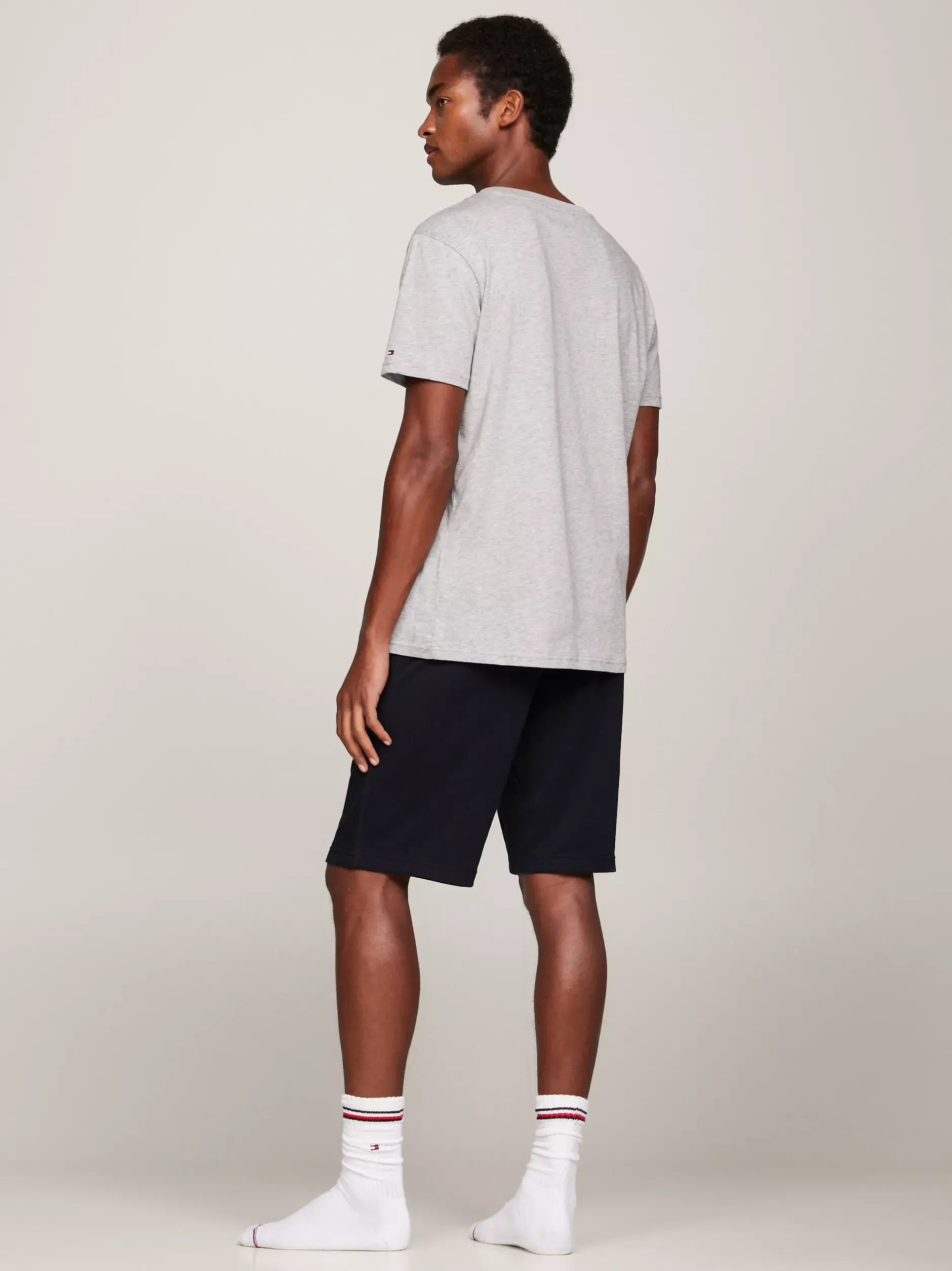 Stroje Domowe*Tommy Hilfiger T-shirt Lounge TH Original LIGHT GREY HEATHER