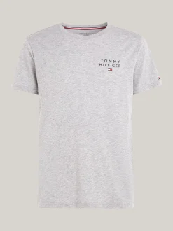 Stroje Domowe*Tommy Hilfiger T-shirt Lounge TH Original LIGHT GREY HEATHER