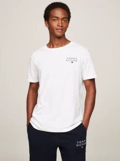 Stroje Domowe*Tommy Hilfiger T-shirt Lounge TH Original WHITE