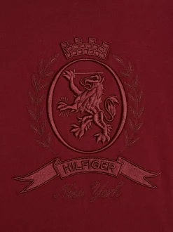 T-Shirty*Tommy Hilfiger T-shirt O Kroju Pudełkowym Z Rękawem Kimonowym ROUGE