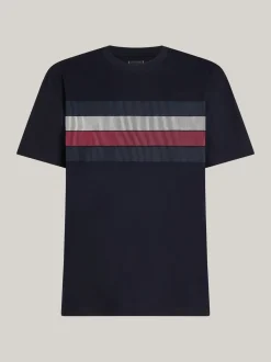 T-Shirty*Tommy Hilfiger T-shirt O Luźnym Kroju Z Cieniowaną Flagą DESERT SKY