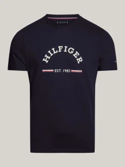 T-Shirty*Tommy Hilfiger T-shirt O Wąskim Kroju Z Logo DESERT SKY