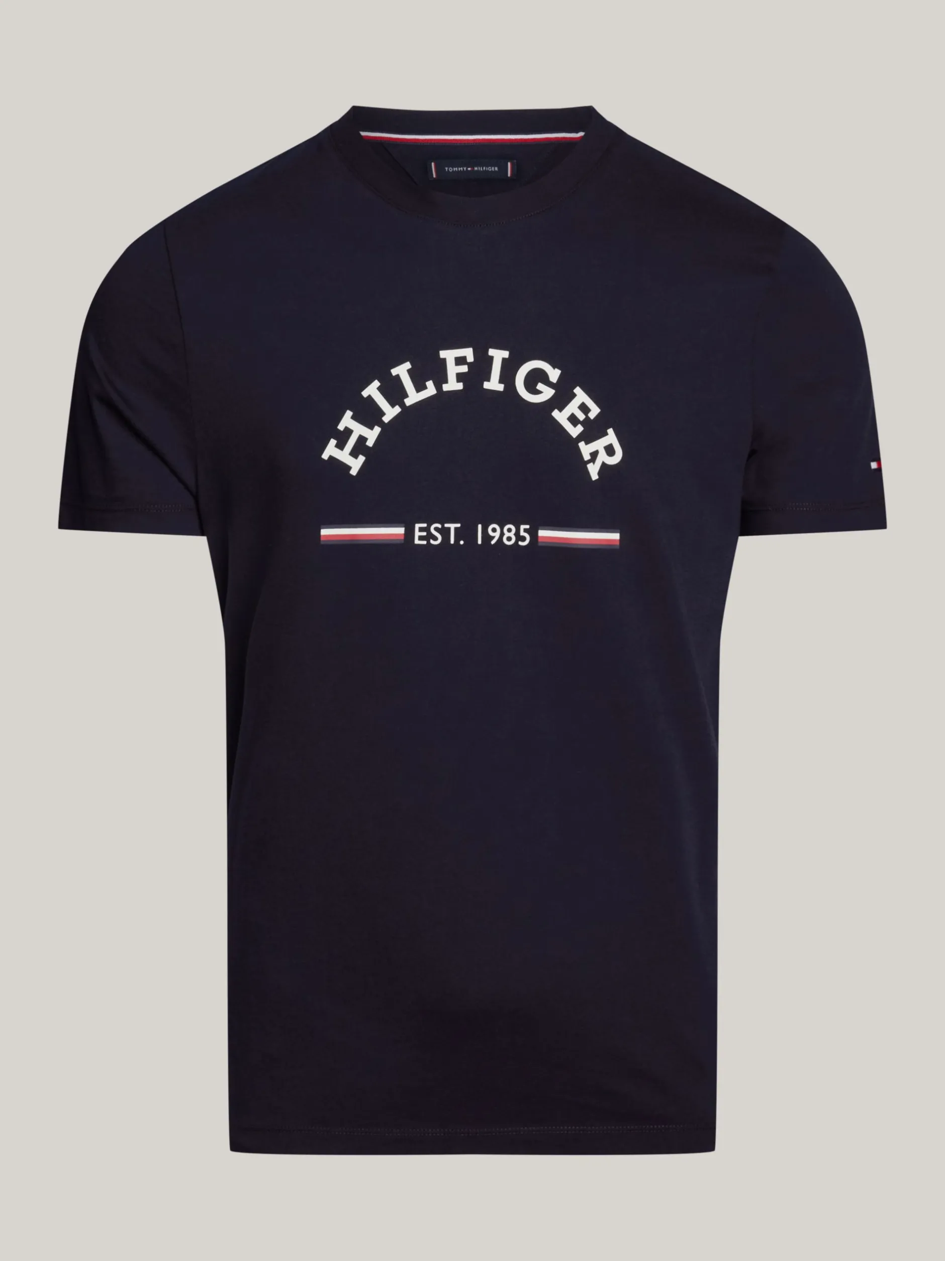 T-Shirty*Tommy Hilfiger T-shirt O Wąskim Kroju Z Logo DESERT SKY