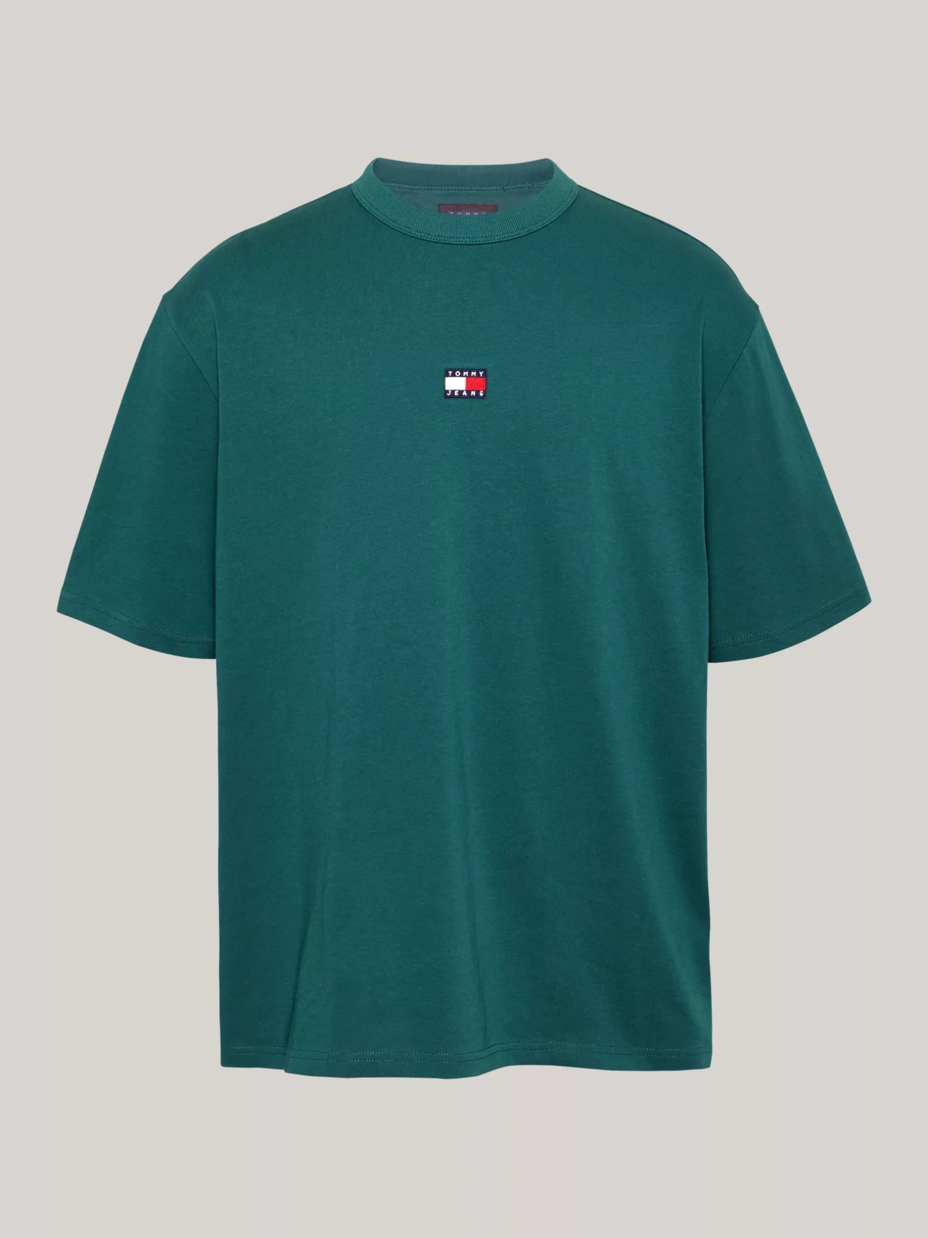 T-Shirty*Tommy Hilfiger T-shirt Oversize Z Naszywką Tommy DEEP SEAWATER