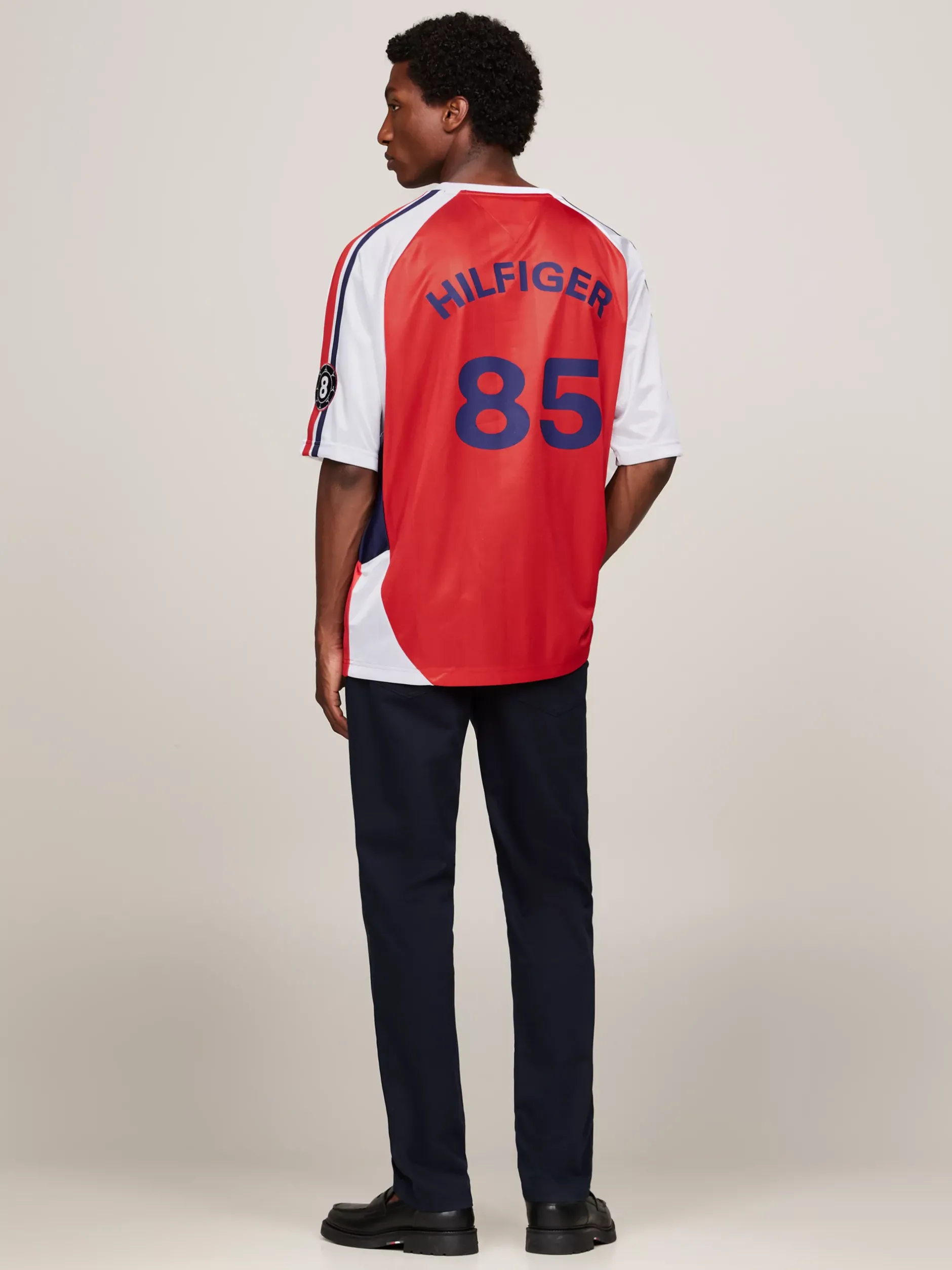 T-Shirty*Tommy Hilfiger T-shirt Piłkarski Tommy X Mercedes F1 X CR DEEP CRIMSON
