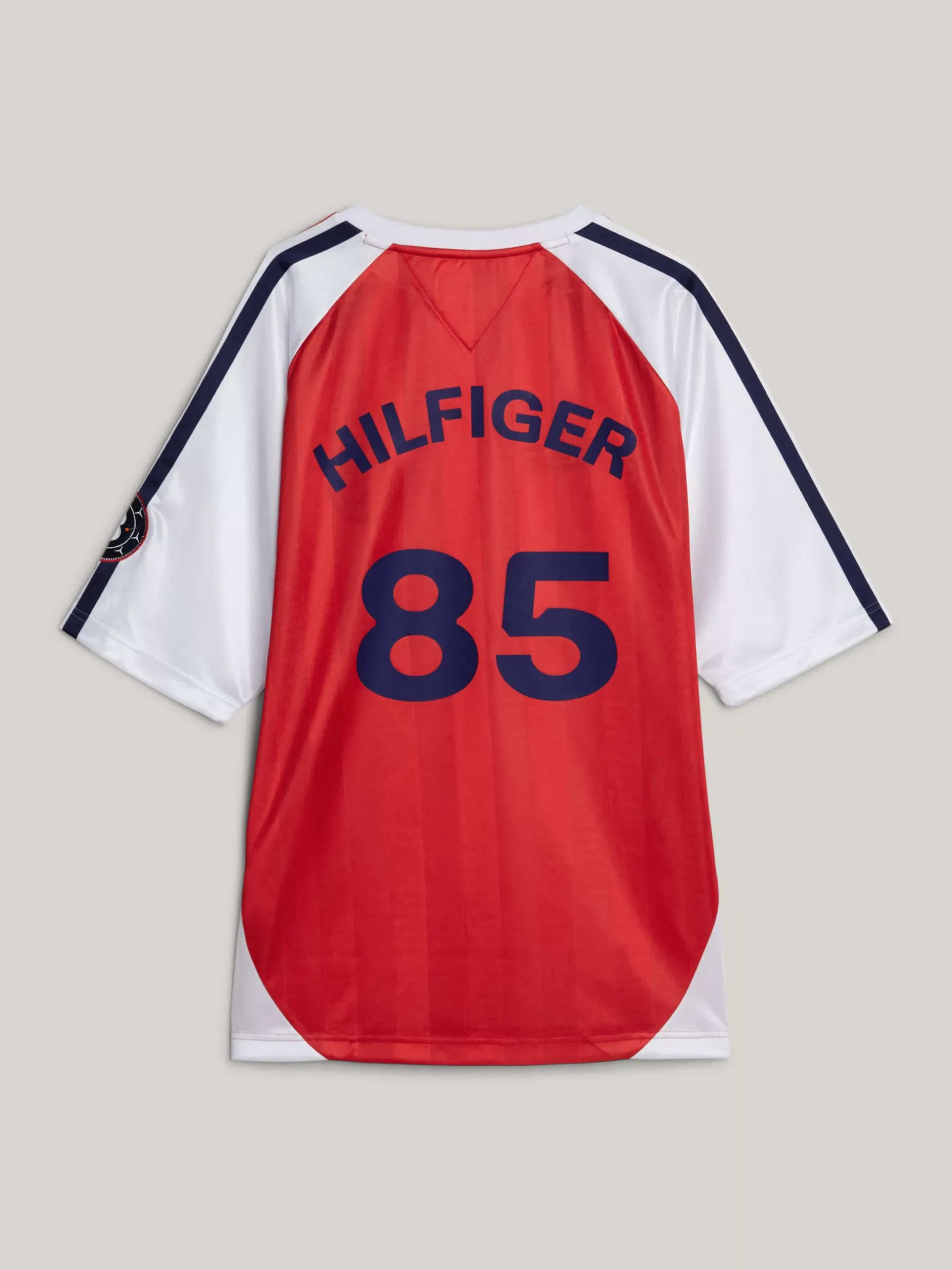 T-Shirty*Tommy Hilfiger T-shirt Piłkarski Tommy X Mercedes F1 X CR DEEP CRIMSON