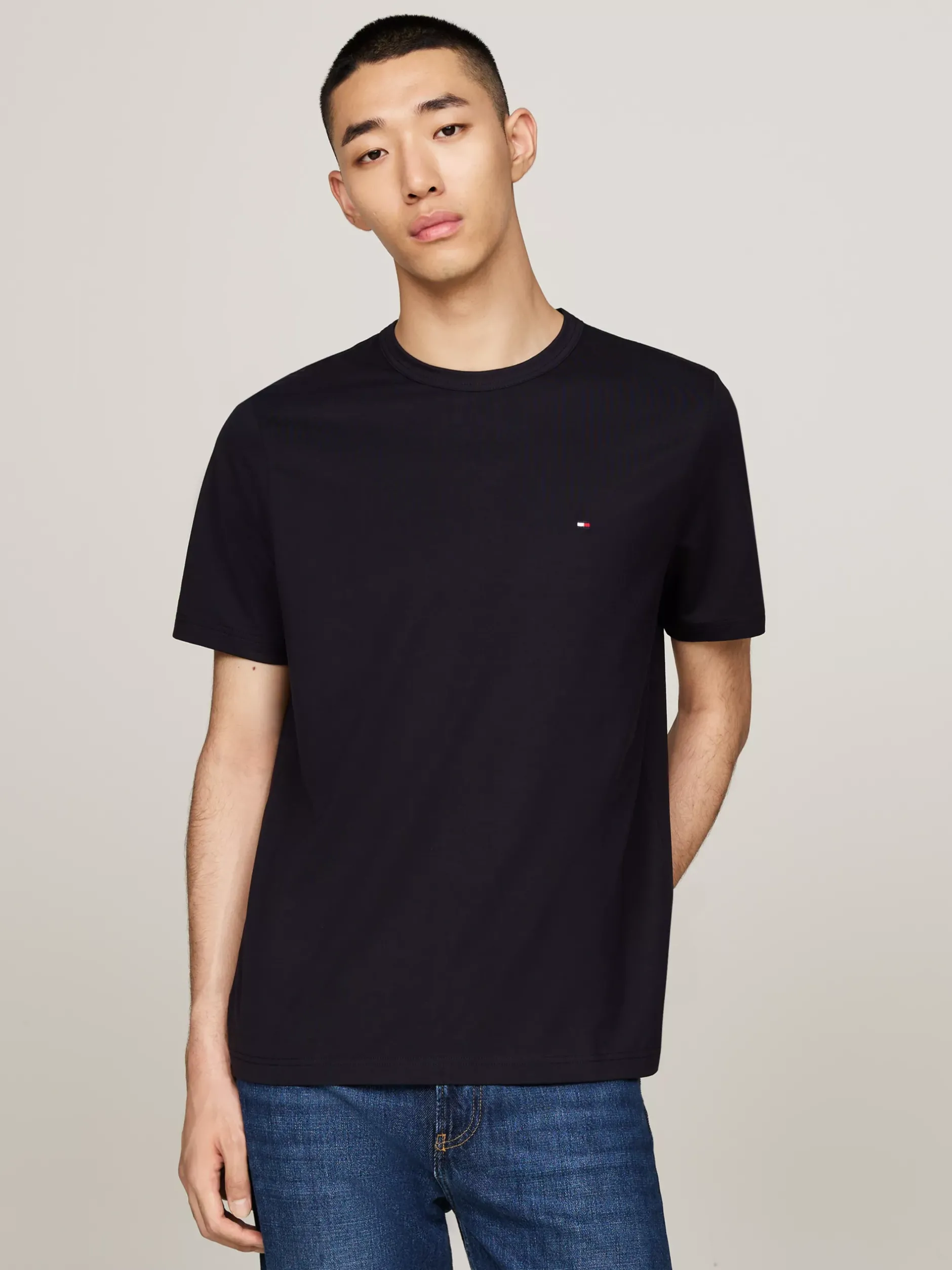 T-Shirty*Tommy Hilfiger T-shirt Pochłaniający Wilgoć DESERT SKY