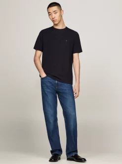 T-Shirty*Tommy Hilfiger T-shirt Pochłaniający Wilgoć DESERT SKY