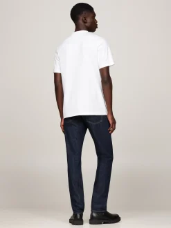 T-Shirty*Tommy Hilfiger T-shirt Pochłaniający Wilgoć WHITE