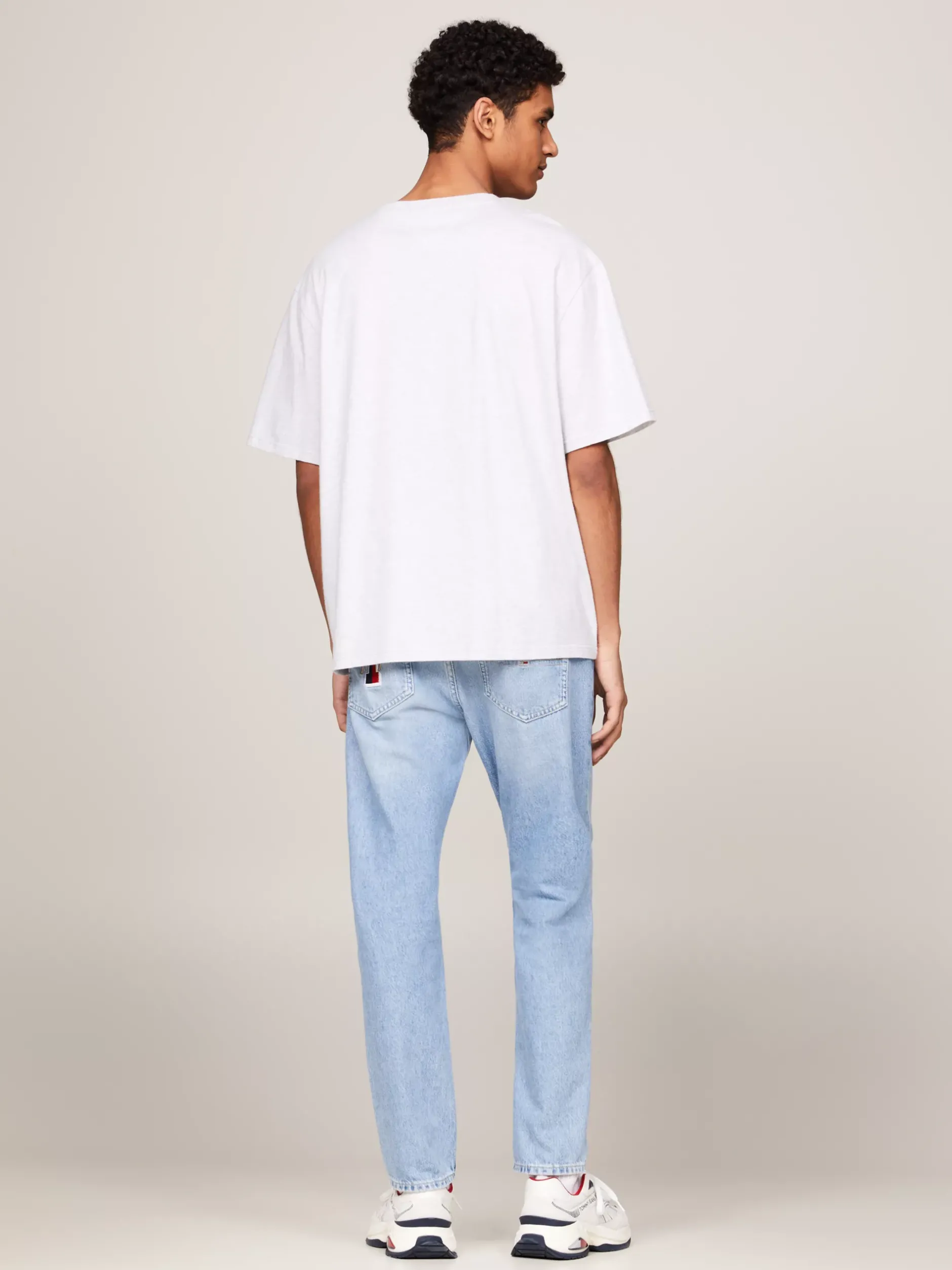 T-Shirty*Tommy Hilfiger T-shirt Prep Explorer O Kroju Oversize SILVER GREY