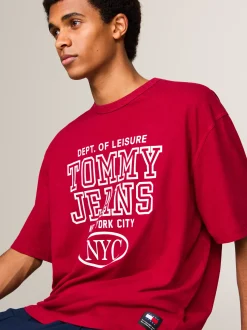 T-Shirty*Tommy Hilfiger T-shirt Prep Explorer O Kroju Oversize RED CARPET