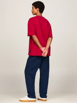 T-Shirty*Tommy Hilfiger T-shirt Prep Explorer O Kroju Oversize RED CARPET