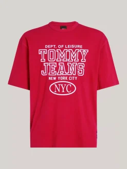 T-Shirty*Tommy Hilfiger T-shirt Prep Explorer O Kroju Oversize RED CARPET