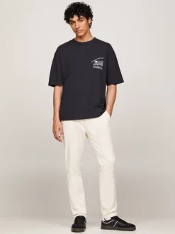 T-Shirty*Tommy Hilfiger T-shirt Prep Explorer Z Logo Z Tyłu BLACK