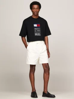 T-Shirty*Tommy Hilfiger T-shirt Tommy X Mercedes F1 X CR Z Etykietką BLACK