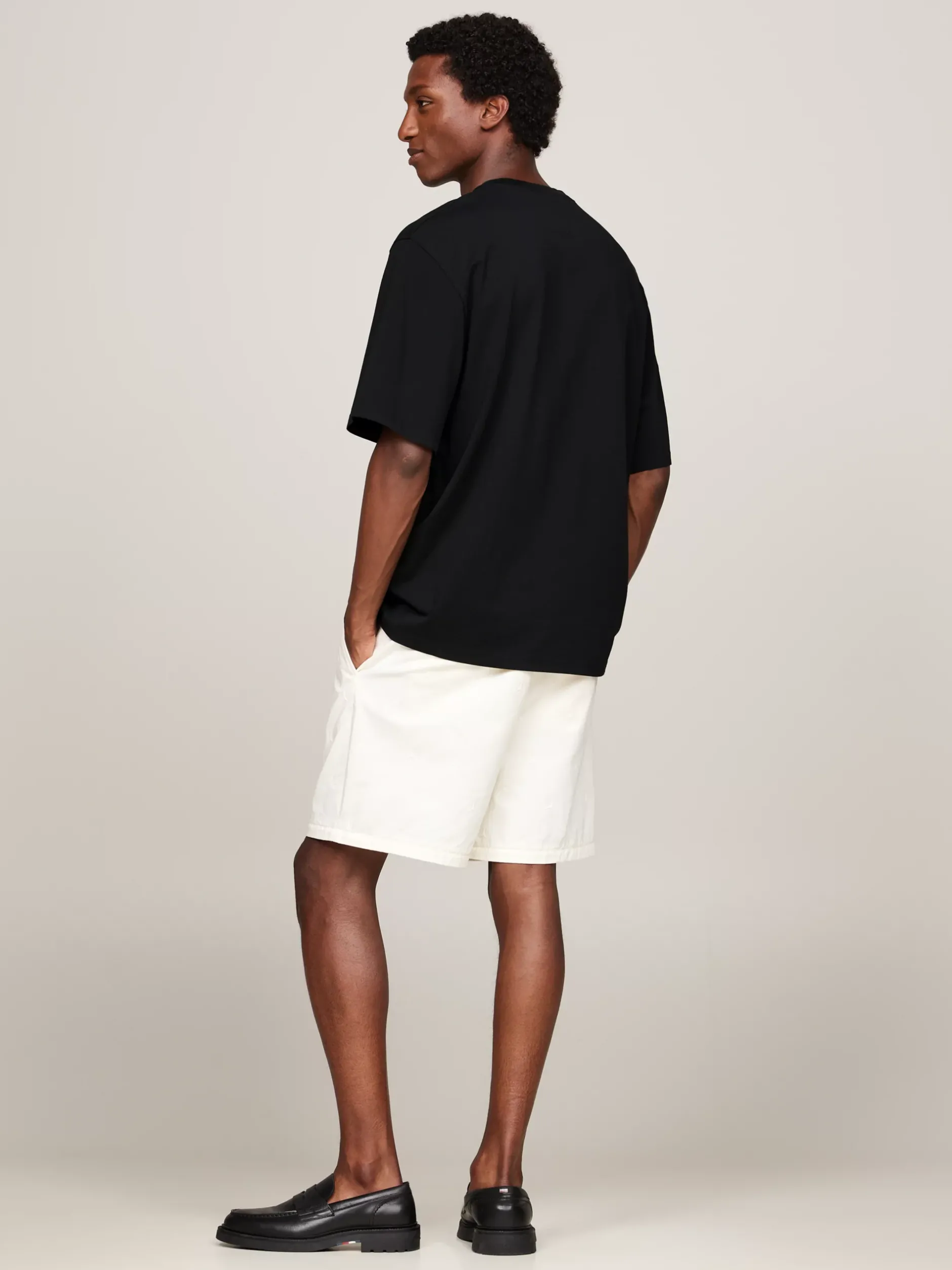 T-Shirty*Tommy Hilfiger T-shirt Tommy X Mercedes F1 X CR Z Etykietką BLACK