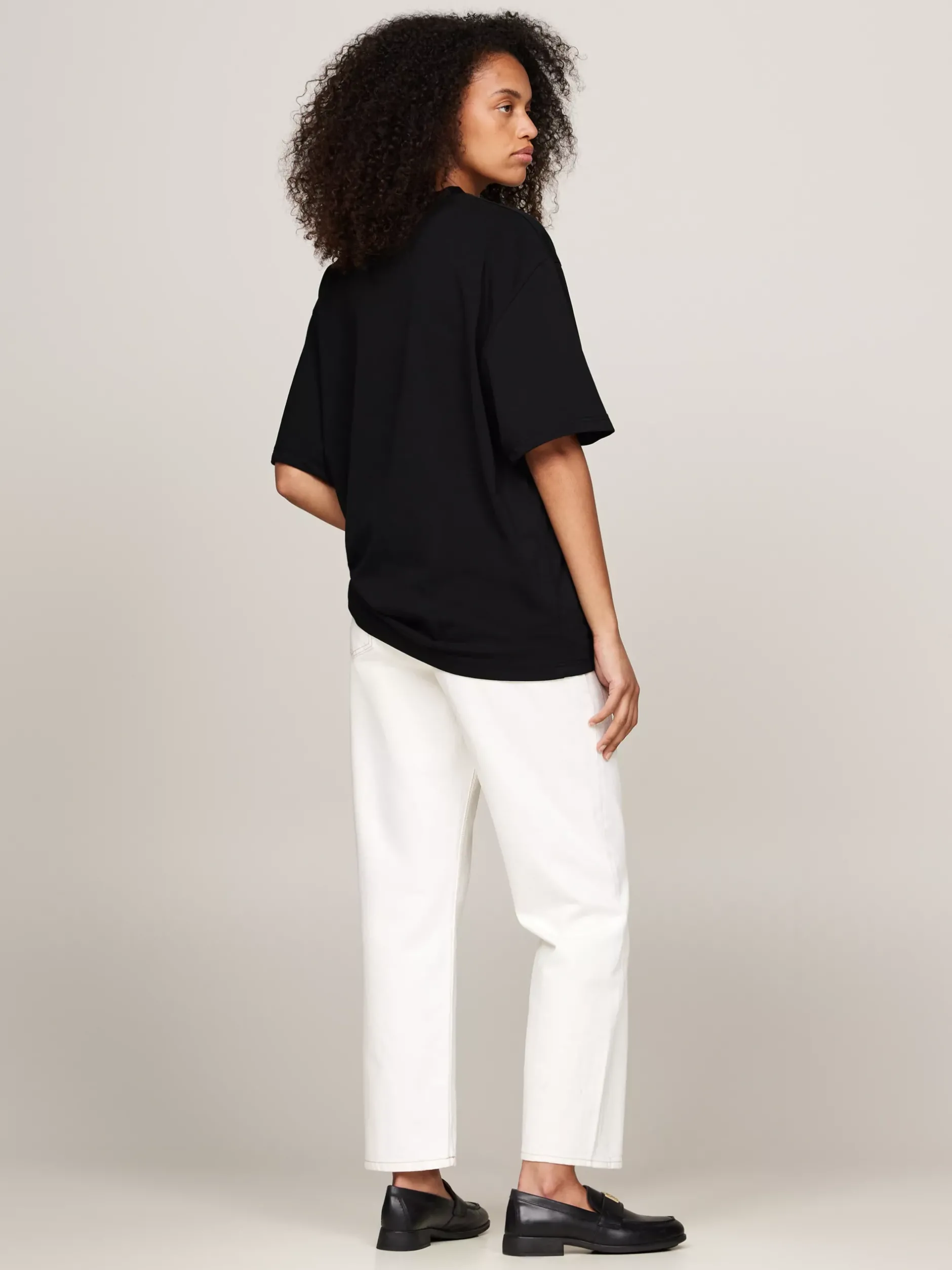T-Shirty*Tommy Hilfiger T-shirt Tommy X Mercedes F1 X CR Z Etykietką BLACK